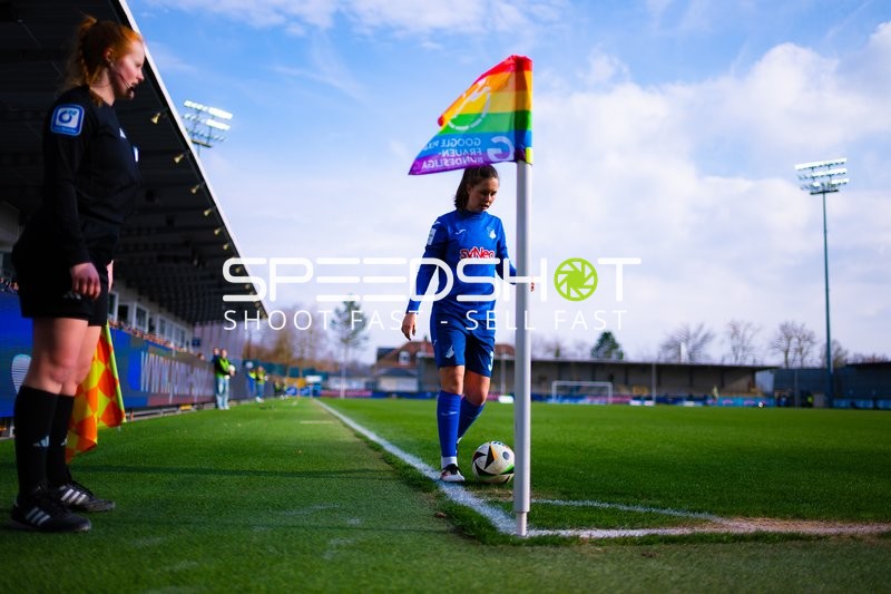 Fußball I Damen I Saison 2024-2025 I Google Pixel Frauen-Bundesliga I 17. Spieltag I TSG 1899 Hoffenheim - 1. FC Köln I 15.03.2025