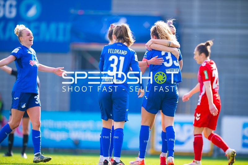 Fußball I Damen I Saison 2024-2025 I Google Pixel Frauen-Bundesliga I 17. Spieltag I TSG 1899 Hoffenheim - 1. FC Köln I 15.03.2025