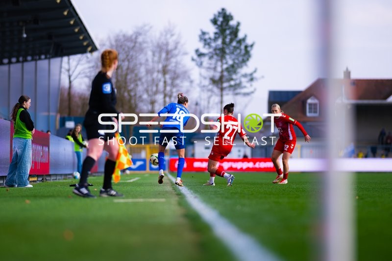 Fußball I Damen I Saison 2024-2025 I Google Pixel Frauen-Bundesliga I 17. Spieltag I TSG 1899 Hoffenheim - 1. FC Köln I 15.03.2025