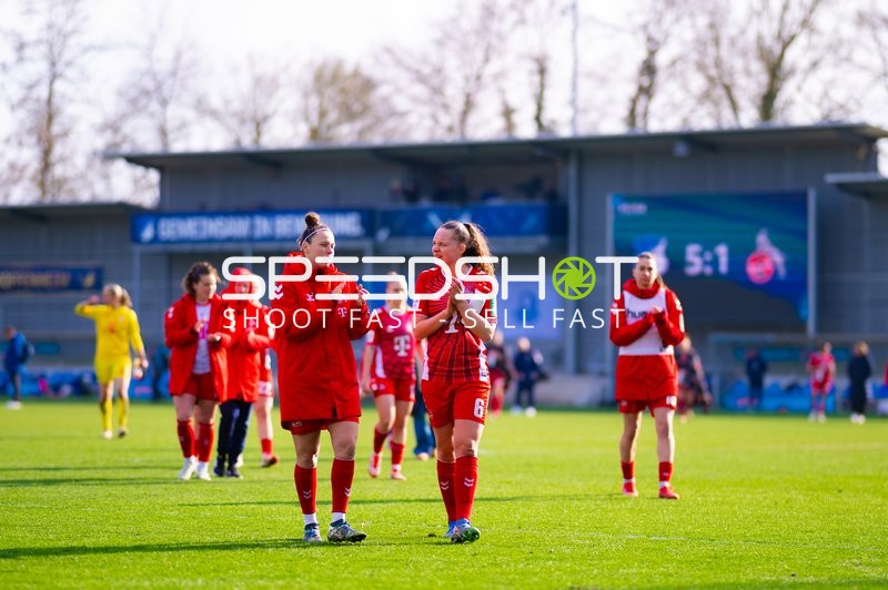 Fußball I Damen I Saison 2024-2025 I Google Pixel Frauen-Bundesliga I 17. Spieltag I TSG 1899 Hoffenheim - 1. FC Köln I 15.03.2025