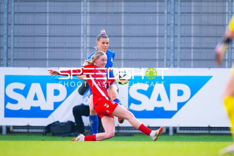 Fußball I Damen I Saison 2024-2025 I Google Pixel Frauen-Bundesliga I 17. Spieltag I TSG 1899 Hoffenheim - 1. FC Köln I 15.03.2025