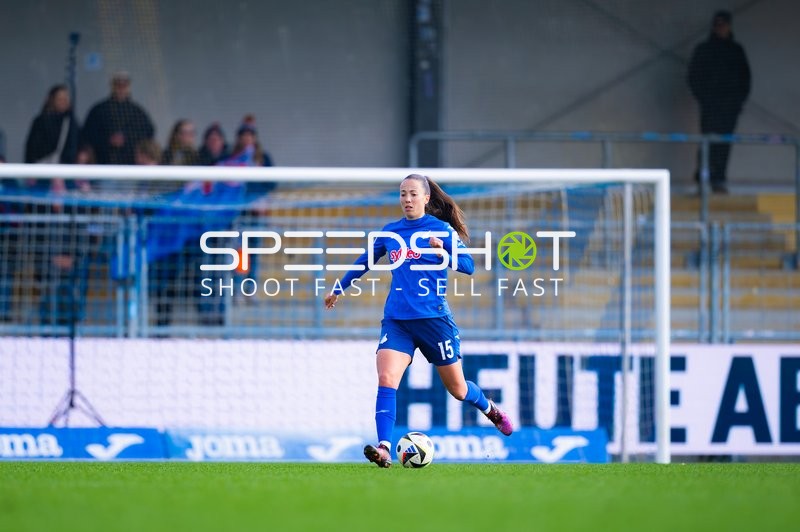 Fußball I Damen I Saison 2024-2025 I Google Pixel Frauen-Bundesliga I 17. Spieltag I TSG 1899 Hoffenheim - 1. FC Köln I 15.03.2025
