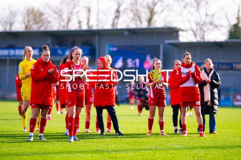 Fußball I Damen I Saison 2024-2025 I Google Pixel Frauen-Bundesliga I 17. Spieltag I TSG 1899 Hoffenheim - 1. FC Köln I 15.03.2025