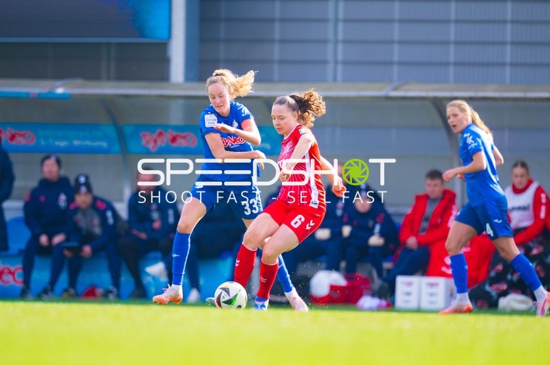 Fußball I Damen I Saison 2024-2025 I Google Pixel Frauen-Bundesliga I 17. Spieltag I TSG 1899 Hoffenheim - 1. FC Köln I 15.03.2025