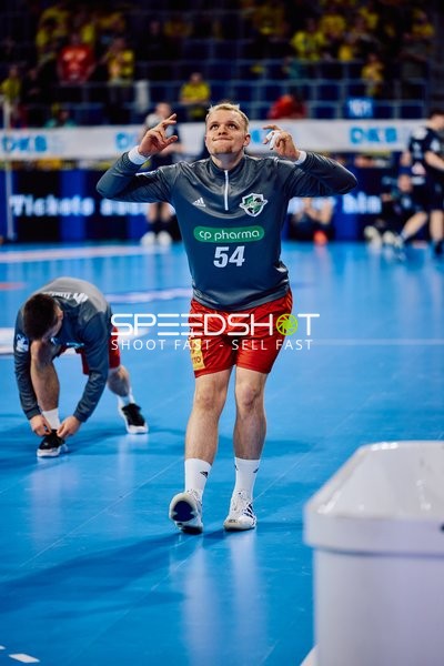 Aufwärmen vor dem Spiel