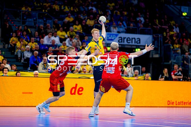 Handball I Herren I Saison 2024-2025 I Daikin HBL I 24. Spieltag I Rhein-Neckar Löwen - TSV Hannover-Burgdorf I 20.03.2025