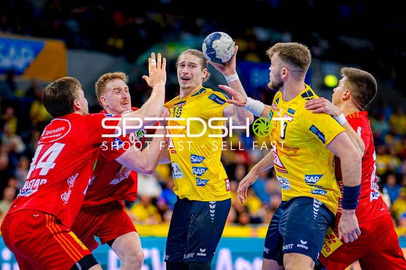 Handball I Herren I Saison 2024-2025 I Daikin HBL I 24. Spieltag I Rhein-Neckar Löwen - TSV Hannover-Burgdorf I 20.03.2025