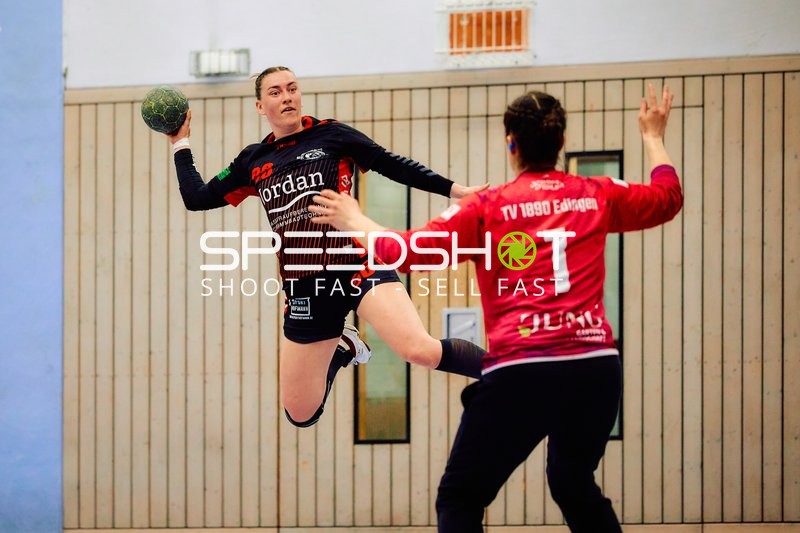 Blockversuch von TV Edingen gegen SG Heidelsheim