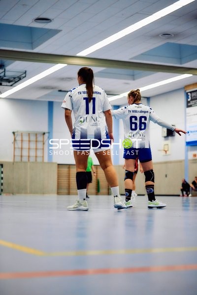 Spielerinnen des TV Edingen in Aktion