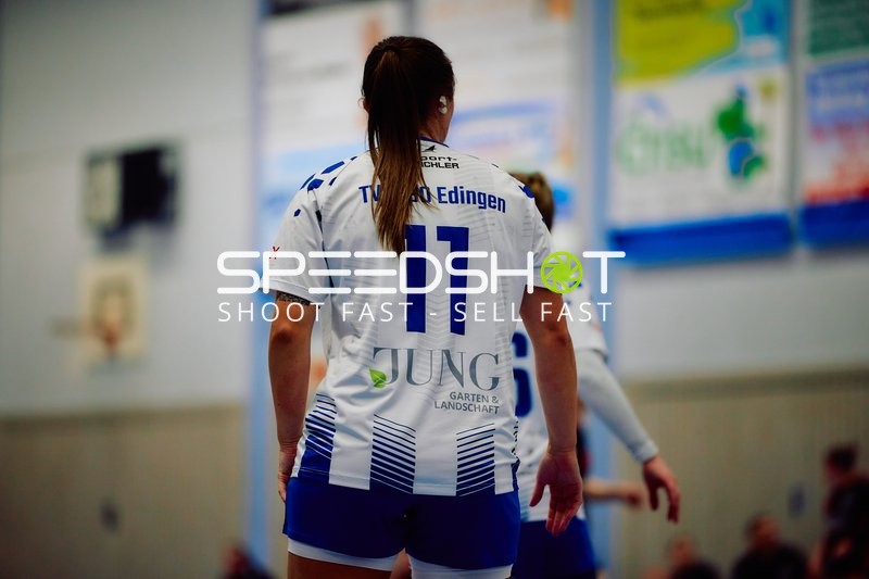 Spielerin von TV Edingen in Aktion