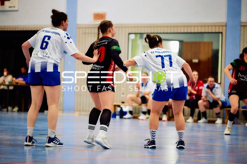 Verteidigungsaktion im Handballspiel