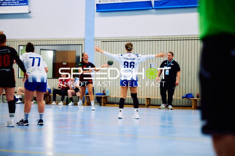 Abwehraktion von TV Edingen gegen SG Heidelsheim/Helmsheim