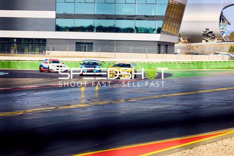 BMWS in action during a race