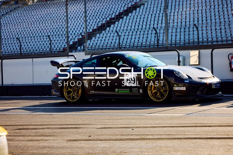 Jan Horwath auf der Rennstrecke in Hockenheim