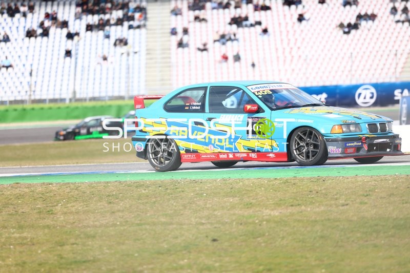Carlos und Franco Fahrbach im Rennen auf dem Hockenheimring