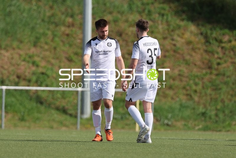 Spieler des FV Fortuna Heddesheim im Gespräch