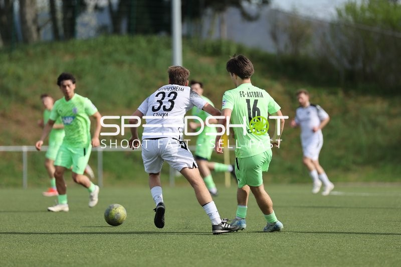 Intensives Dribbling zwischen Heddesheim und Walldorf