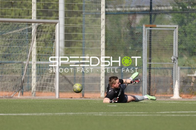 Torwartabwehr auf dem Spielfeld