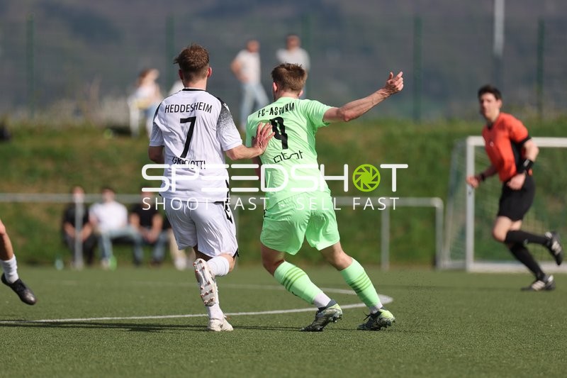 Rennen zwischen Spielern von Heddesheim und Walldorf