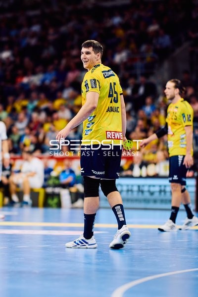 Spieler der Rhein-Neckar Löwen in Aktion