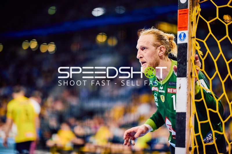 Torwart im Fokus während des Handballspiels