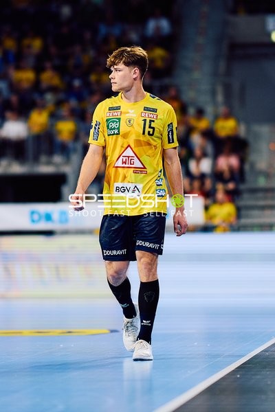 Spieler der Rhein-Neckar Löwen in Aktion