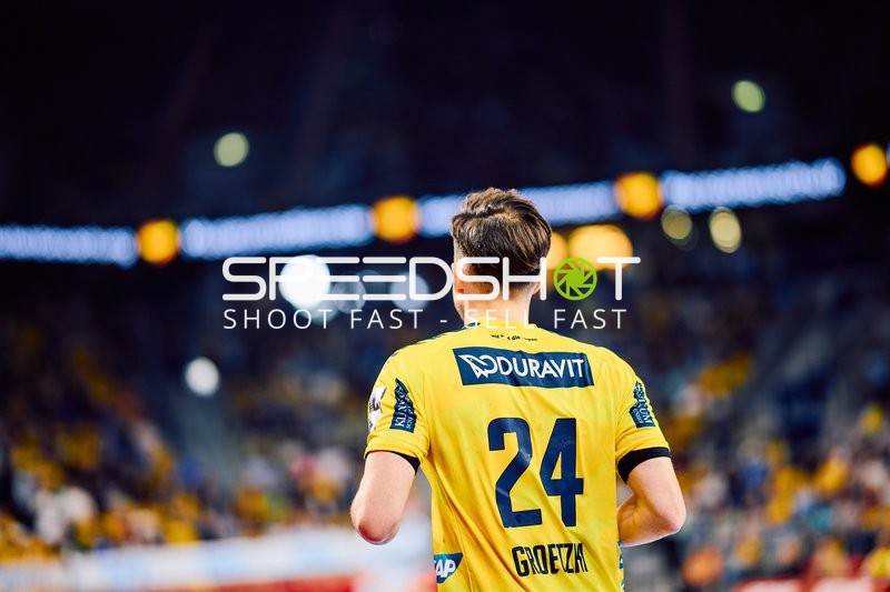 Rhein-Neckar Löwen Spieler Nummer 24 im Fokus