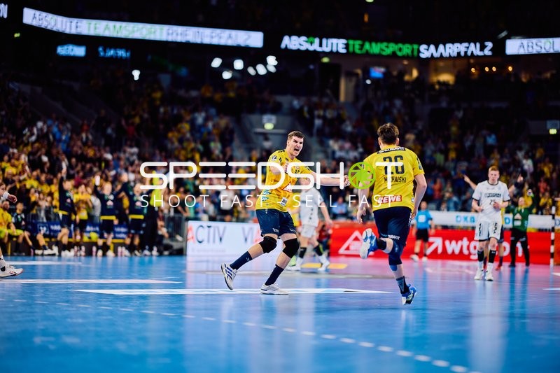 Halil Jaganjac jubelt nach erfolgreichem Spielzug