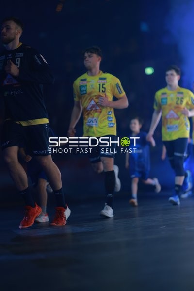 Spielereinlauf der Rhein Neckar Löwen