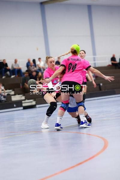 Verteidigungsaktion von SG Nußloch gegen TV Edingen