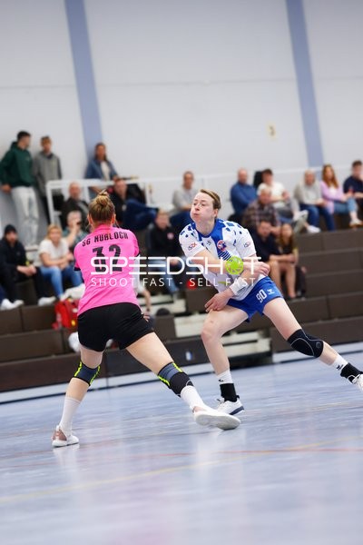 Intensives Passspiel zwischen TV Edingen Damen 1 und SG Nußloch