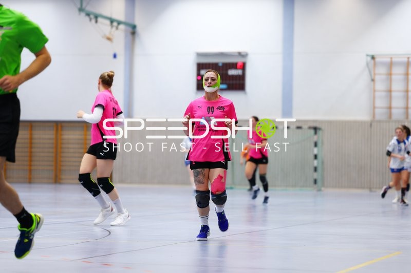 Spielerin der SG Nußloch in Aktion