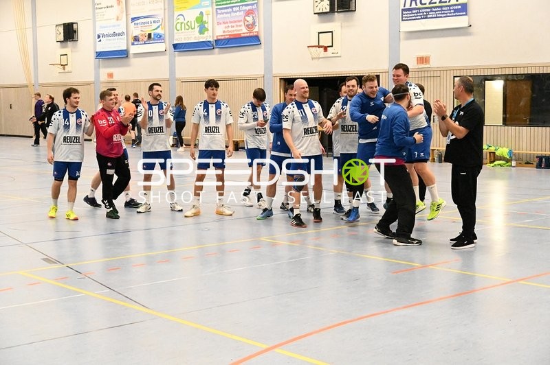 Jubel der TV Edingen Spieler