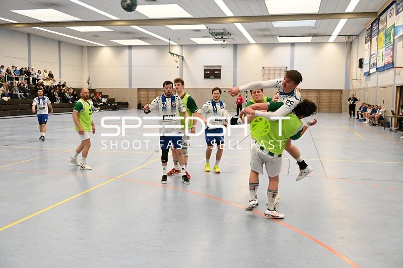 Dynamischer Wurf in der zweiten Halbzeit