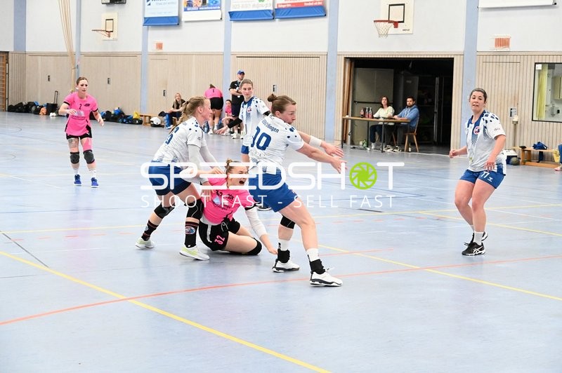 Intensive Spielszene zwischen Tv Edingen und SG Nussloch