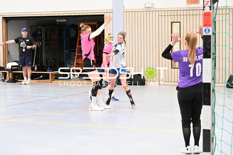 SG Nussloch Spielerin Nummer 10 jubelt im Volleyballspiel