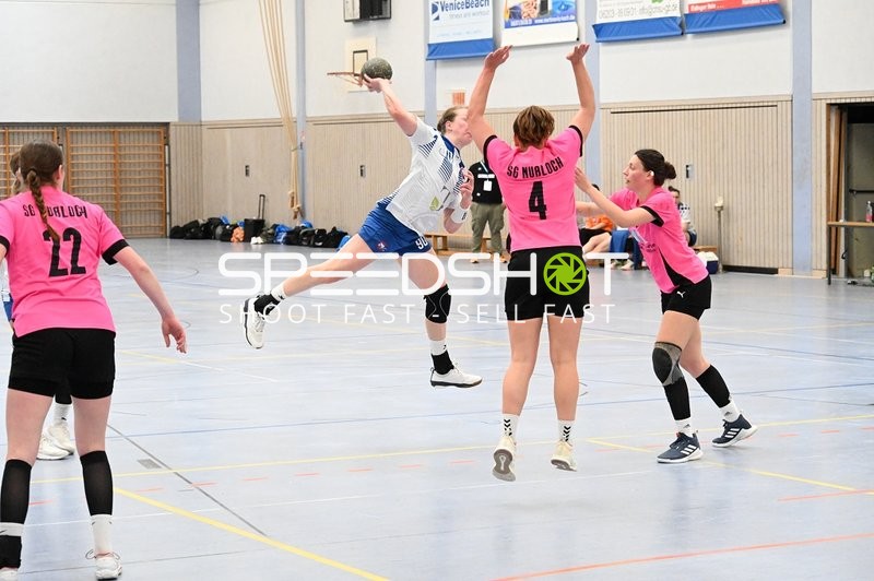 Sprungwurf von Tv Edingen gegen SG Nussloch