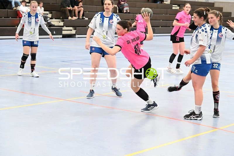 Handballwurf von SG Nussloch gegen Tv Edingen