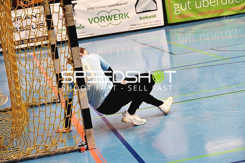 Spielerin im Torbereich