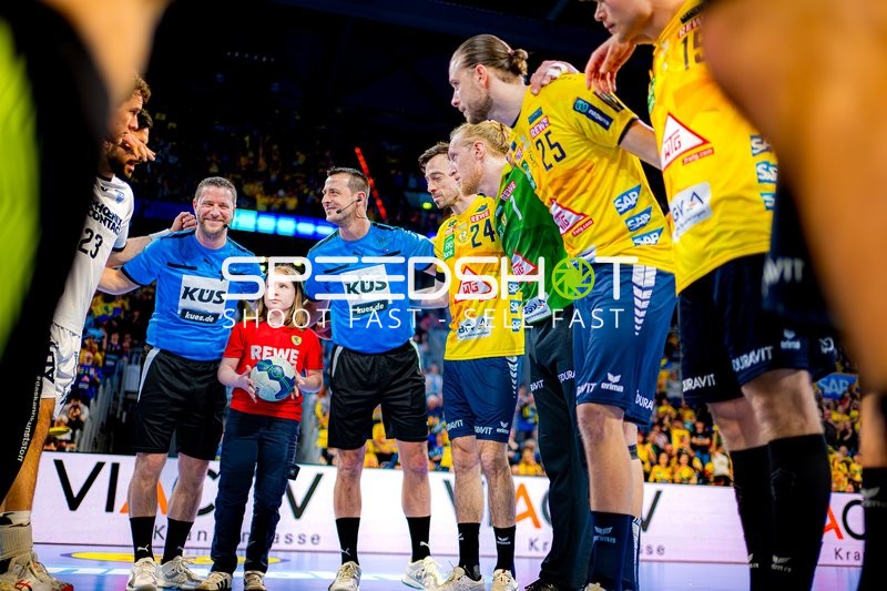 Huddle vor dem Spiel