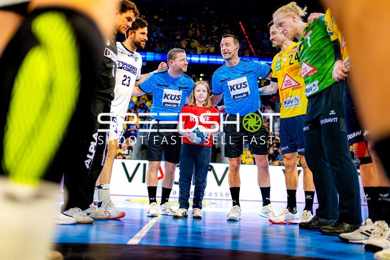 Münzwurf vor dem Spiel