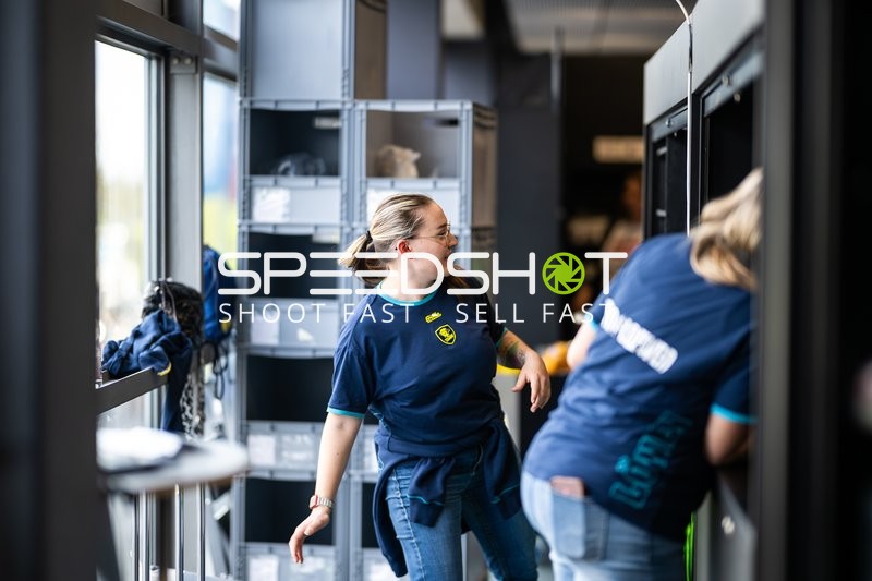 Vorbereitung im Umkleideraum