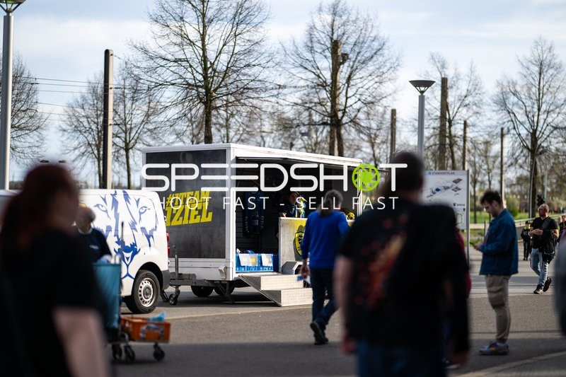 Vorbereitungen vor dem Handballspiel