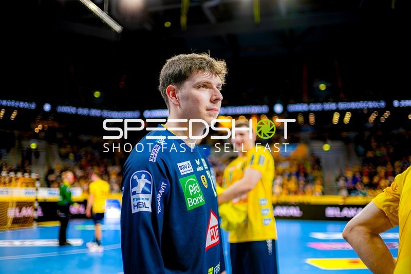 Aufwärmen der Rhein-Neckar Löwen