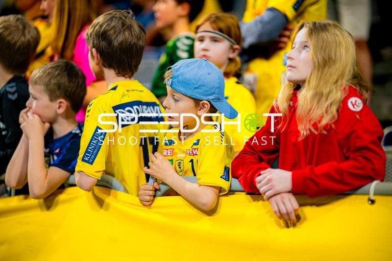 Fans unterstützen die Rhein-Neckar Löwen