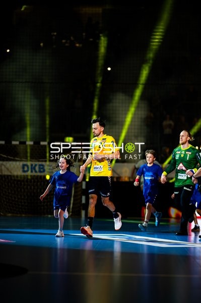 Einlauf der Rhein-Neckar Löwen