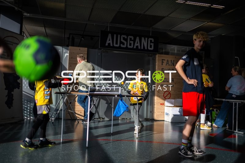 Vorbereitung im Foyer