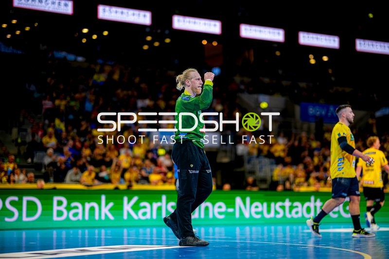 Jubel bei Rhein-Neckar Löwen gegen TBV Lemgo-Lippe