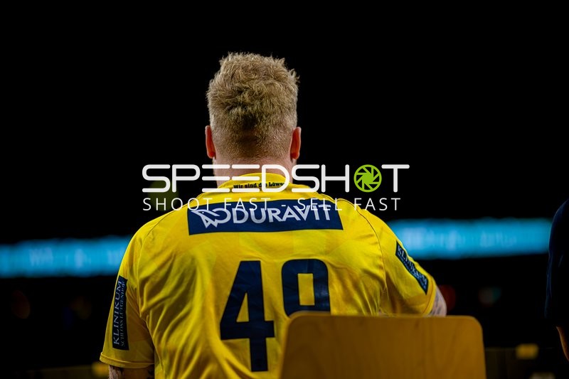 Rhein-Neckar Löwen Spieler Rückansicht im Spiel