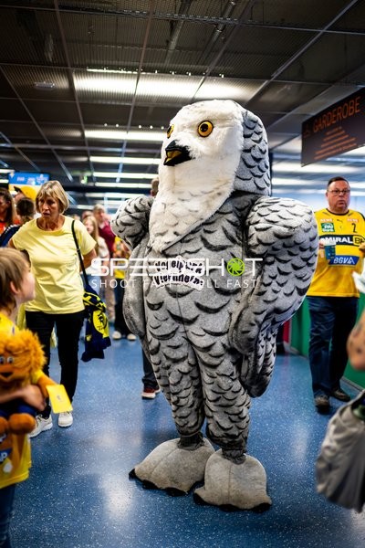 Maskottchen-Interaktion